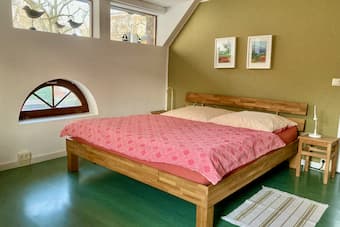 Ferienwohnung-Remise-Schlafzimmer