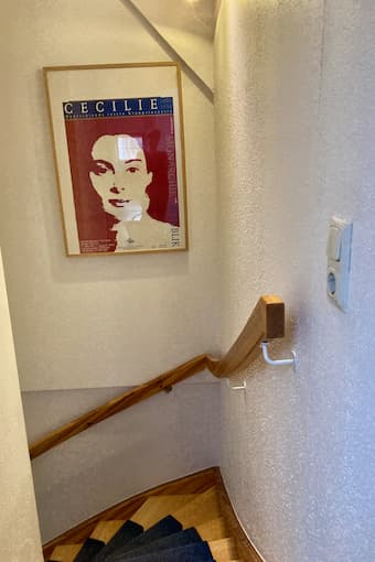 Ferienwohnung-Remise-Treppenhaus